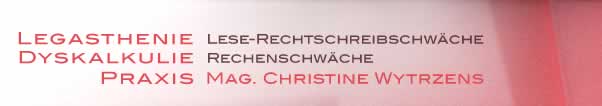 Legasthenie Dyskalkulie Praxis Mag. Christine Wytrzens