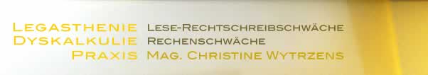 Legasthenie Dyskalkulie Praxis Mag. Christine Wytrzens
