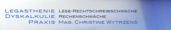 Legasthenie Dyskalkulie Praxis Mag. Christine Wytrzens
