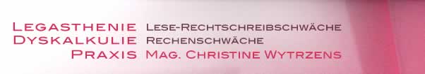 Legasthenie Dyskalkulie Praxis Mag. Christine Wytrzens