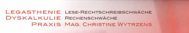 Legasthenie Dyskalkulie Praxis Mag. Christine Wytrzens
